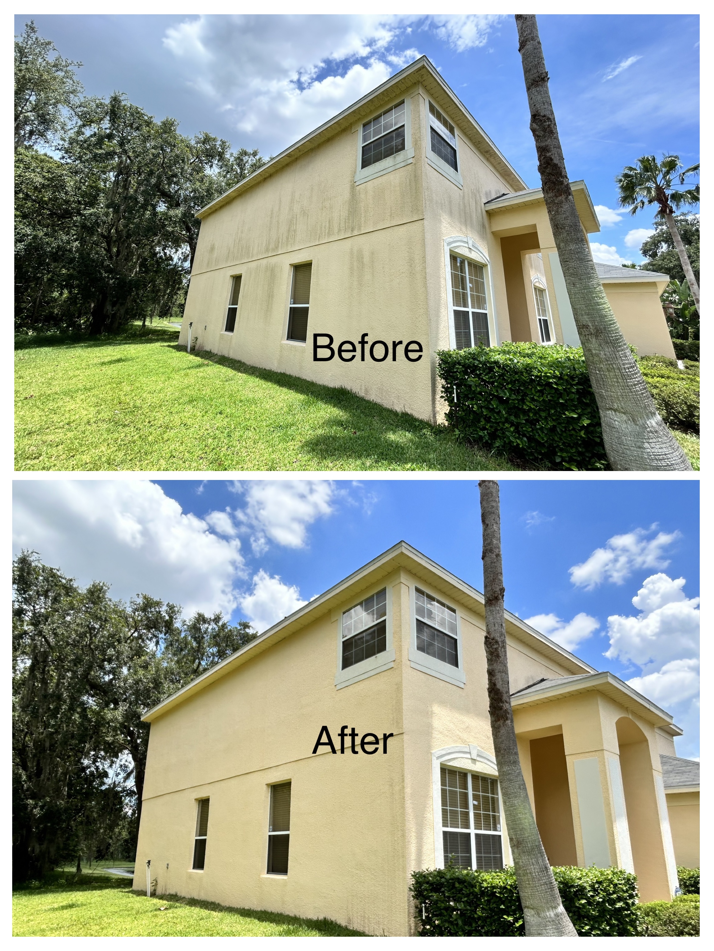 Two-Story Orlando House Wash